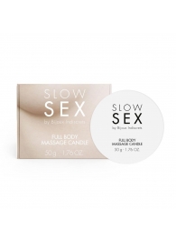 Массажная свеча для всего тела Slow Sex - 50 гр. - Bijoux Indiscrets - купить с доставкой в Краснодаре