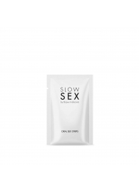 Полоски для орального секса Slow Sex Oral Sex Strips - 7 шт. - Bijoux Indiscrets - купить с доставкой в Краснодаре