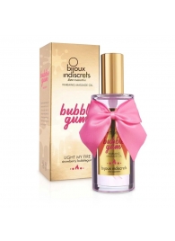 Разогревающее массажное масло Light My Fire Bubble Gum с ароматом бабл-гам - 100 мл. - Bijoux Indiscrets - купить с доставкой в Краснодаре