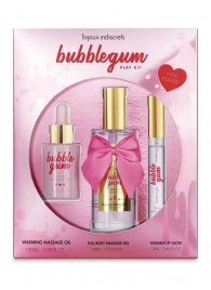 Набор средств для массажа и ласк Bubblegum Play Kit - Bijoux Indiscrets - купить с доставкой в Краснодаре