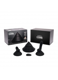 Конусный вибромассажер Cowgirl Cone с 2 насадками - CowGirl - купить с доставкой в Краснодаре