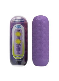 Фиолетовый мастурбатор Venus-X Twin balls - Baile - в Краснодаре купить с доставкой