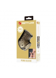 Дымчатая насадка на пенис и мошонку - Baile - в Краснодаре купить с доставкой