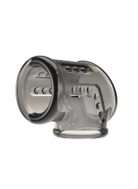 Дымчатая насадка на пенис и мошонку - Baile - в Краснодаре купить с доставкой