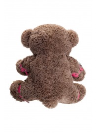 Бондажный набор: бурый мишка с розовыми оковами и наручниками - Pecado - купить с доставкой в Краснодаре