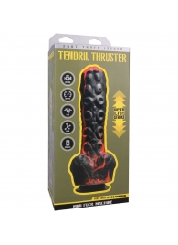 Черно-красная мини-машина на присоске Tendril Thruster - 21,6 см. - Doc Johnson - купить с доставкой в Краснодаре