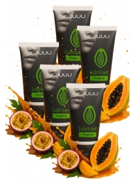 Набор из 5 съедобных лубрикантов JUJU со вкусом тропических фруктов - JuJu - купить с доставкой в Краснодаре