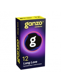 Презервативы с анестетиком для продления удовольствия Ganzo Long Love - 12 шт. - Ganzo - купить с доставкой в Краснодаре