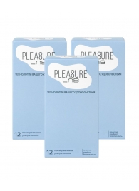 Набор из 3 упаковок ультратонких презервативов Pleasure Lab (по 12 шт.) - Pleasure Lab - купить с доставкой в Краснодаре Набор из 3 упаковок ультратонких презервативов Pleasure Lab (по 12 шт.) - Pleasure Lab - купить с доставкой в Краснодаре