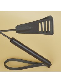 Черный кожаный стек «Сириус» - 60 см. - Sitabella - купить с доставкой в Краснодаре