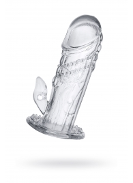 Прозрачная насадка на пенис Uco - 13 см. - A-toys - в Краснодаре купить с доставкой