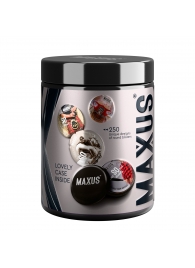Черные утолщенные презервативы MAXUS Extra Strong с железным кейсом - 15 шт. - Maxus - купить с доставкой в Краснодаре