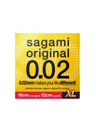 Презерватив увеличенного размера Sagami Original 0.02 XL-size - 1 шт. - Sagami - купить с доставкой в Краснодаре