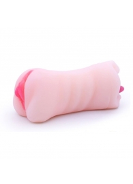 Телесный двусторонний мастурбатор - вагина и ротик - Boys of Toys - в Краснодаре купить с доставкой