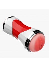 Двусторонний мастурбатор в колбе Power Grip Cup - вагина и ротик - Boys of Toys - в Краснодаре купить с доставкой