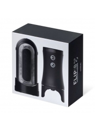 Набор Tenga Flip Zero Electronic Vibrotation: мастурбатор с вибрацией и устройство вращения - Tenga - в Краснодаре купить с доставкой Набор Tenga Flip Zero Electronic Vibrotation: мастурбатор с вибрацией и устройство вращения - Tenga - в Краснодаре купить с доставкой