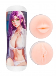 Двусторонний мастурбатор аниме - ротик и вагина - Tokyo Style - в Краснодаре купить с доставкой