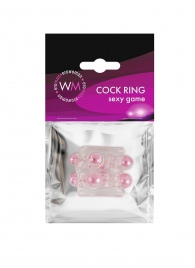 Прозрачная насадка на пенис с цветными шариками - Erowoman-Eroman - в Краснодаре купить с доставкой