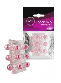 Прозрачная сквозная насадка на пенис с цветными шариками - Erowoman-Eroman - в Краснодаре купить с доставкой