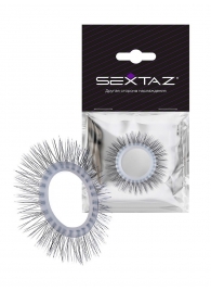 Круглое эрекционное кольцо с «ресничками» - Sextaz - в Краснодаре купить с доставкой