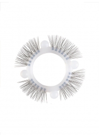 Эластичное кольцо с «ресничками» и 4 шариками - Sextaz - в Краснодаре купить с доставкой