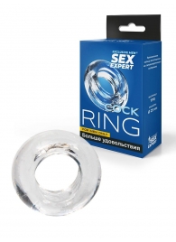 Прозрачное эрекционное кольцо-бублик - Sex Expert - в Краснодаре купить с доставкой