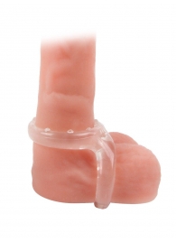 Прозрачное двойное эрекционное кольцо - Sex Expert - в Краснодаре купить с доставкой