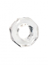 Прозрачное эрекционное кольцо в форме гайки - Sex Expert - в Краснодаре купить с доставкой
