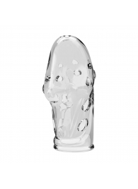 Прозрачная насадка на пенис Booker - 8 см. - Baile - в Краснодаре купить с доставкой