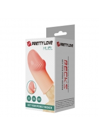 Телесная насадка на пенис Huel - 9 см. - Baile - в Краснодаре купить с доставкой