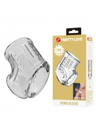 Прозрачная насадка на пенис и мошонку - Baile - в Краснодаре купить с доставкой