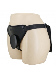 Черные трусики харнесс с платформой Caludio I - Baile - купить с доставкой в Краснодаре