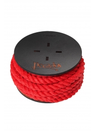 Красная веревка для шибари на катушке - 5 м. - Pecado - купить с доставкой в Краснодаре