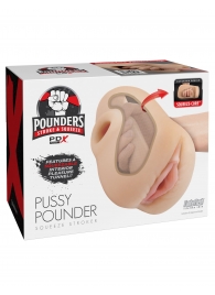 Телесный мастурбатор-вагина Pussy Pounder Squeeze Stroker - Pipedream - в Краснодаре купить с доставкой