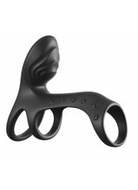 Черная насадка на пенис Ultimate Couples Cage Pro - Pipedream - в Краснодаре купить с доставкой