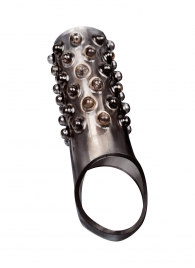 Дымчатая насадка на пенис с выпуклостями - 12 см. - Sex Expert - в Краснодаре купить с доставкой