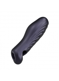 Сливовая силиконовая насадка на пенис с подхватом Manwan Ryzer - Manwan - в Краснодаре купить с доставкой