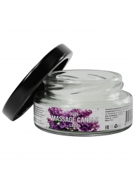 Массажная свеча «Сирень» - 50 мл. - SGAN - купить с доставкой в Краснодаре