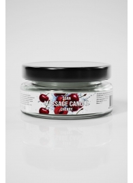 Массажная свеча «Спелая вишня» - 50 мл. - SGAN - купить с доставкой в Краснодаре