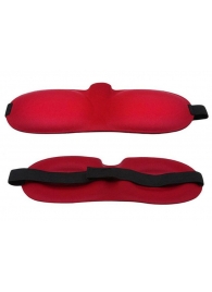 Красная глухая маска на резинке - Sitabella - купить с доставкой в Краснодаре