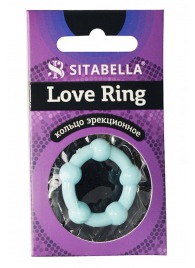Цветное эрекционное кольцо Love Ring с бусинами - Sitabella - в Краснодаре купить с доставкой