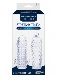 Набор из 2 прозрачных насадок на член Seductive Tickler Sleeves Set - NMC - в Краснодаре купить с доставкой