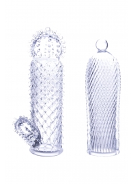 Набор из 2 прозрачных насадок на член Seductive Tickler Sleeves - NMC - в Краснодаре купить с доставкой