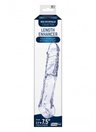 Прозрачная насадка-удлинитель Length Enhancer с подхватом - 22,3 см. - NMC - в Краснодаре купить с доставкой