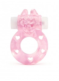 Розовое эрекционное виброкольцо в форме зайчика - 1137 - в Краснодаре купить с доставкой