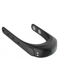 Черное эрекционное виброкольцо на ремешках - Boys of Toys - в Краснодаре купить с доставкой