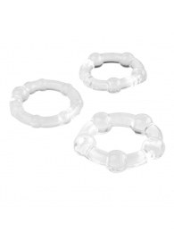 Набор из 3 эрекционных прозрачных колец - Boys of Toys - в Краснодаре купить с доставкой