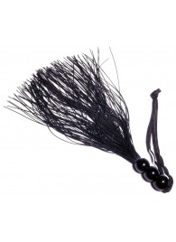 Черная силиконовая плетка - 25,4 см. - Boys of Toys - купить с доставкой в Краснодаре