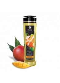 Массажное масло для тела Luscious Mango с ароматом манго - 240 мл. - Shunga - купить с доставкой в Краснодаре