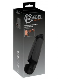 Черный вибромастурбатор с трехточечной стимуляцией Penis Trainer with 3 Point Stimulation - Orion - в Краснодаре купить с доставкой